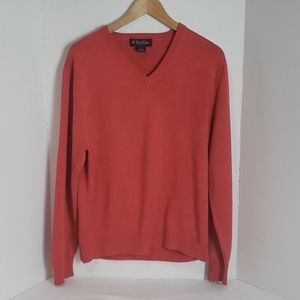 Brooks Brothers Woman Red Long Sleeve Sweater, M